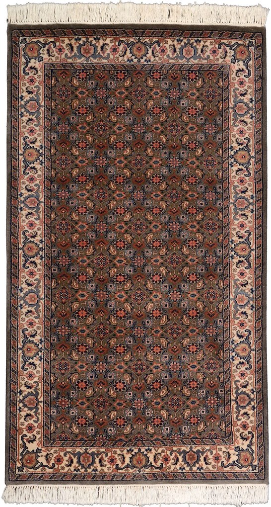 Herati Tappeto 160x90 Rosa (Indian) Annodato A Mano