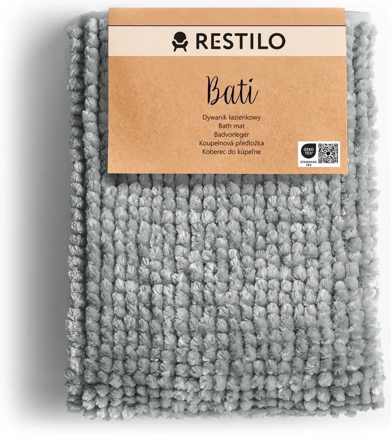Tappeto da bagno grigio, 60 x 90 cm Bati - AmeliaHome