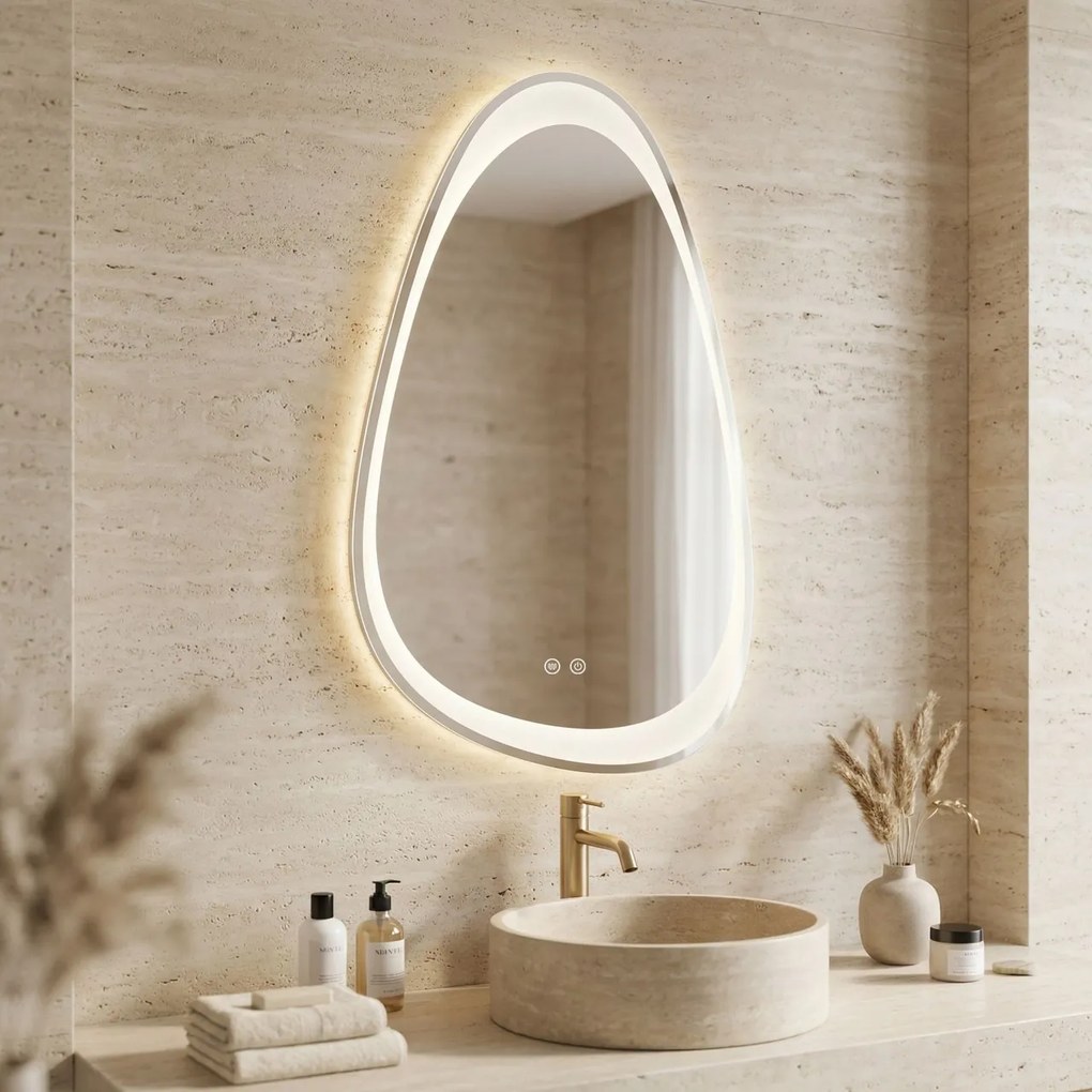 Specchio LED ART – 90x50 cm