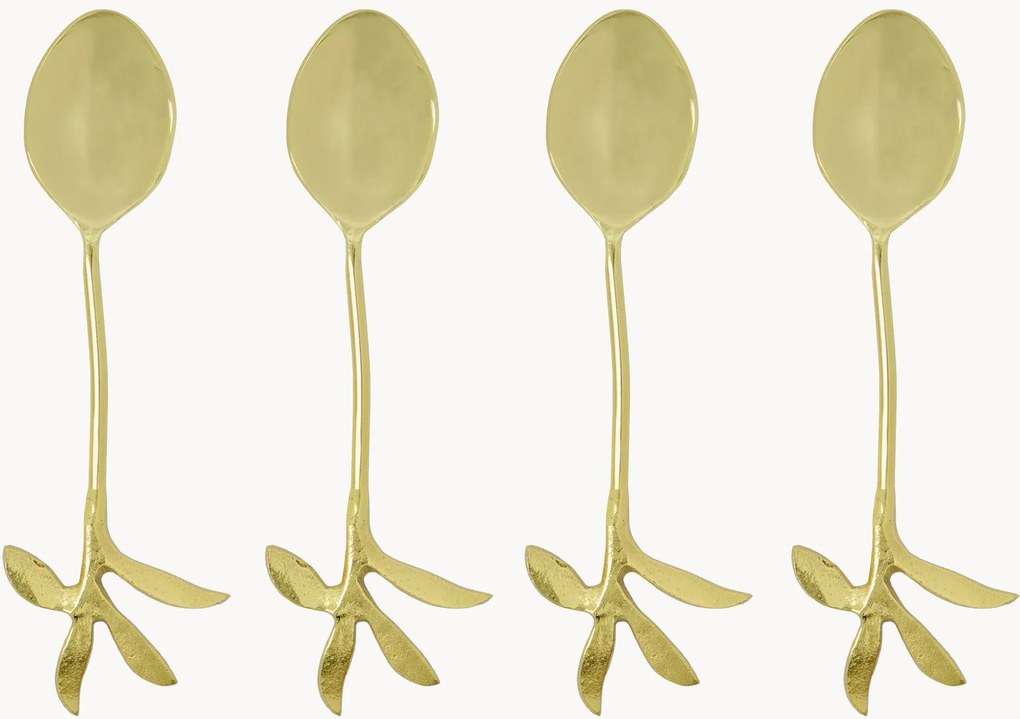 Cucchiaini da tè lucidi Serve 4 pz