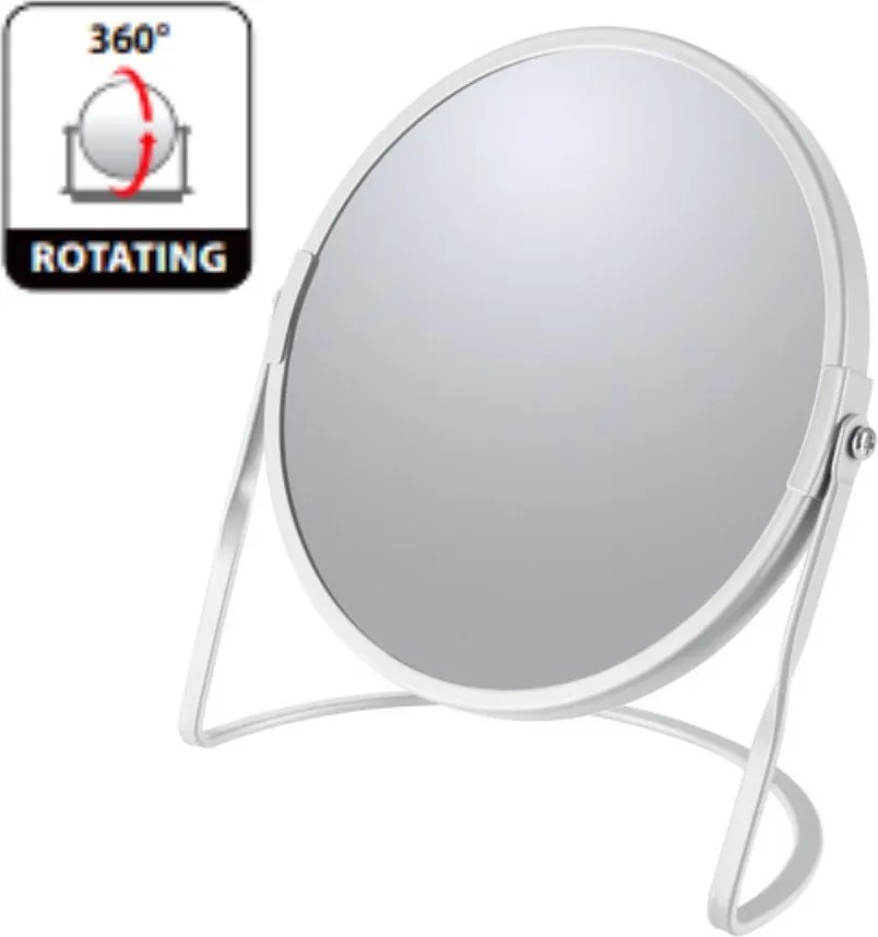 Specchio per make-up con ingrandimento (con ingrandimento 5x) ø 18 cm Akira – Spirella