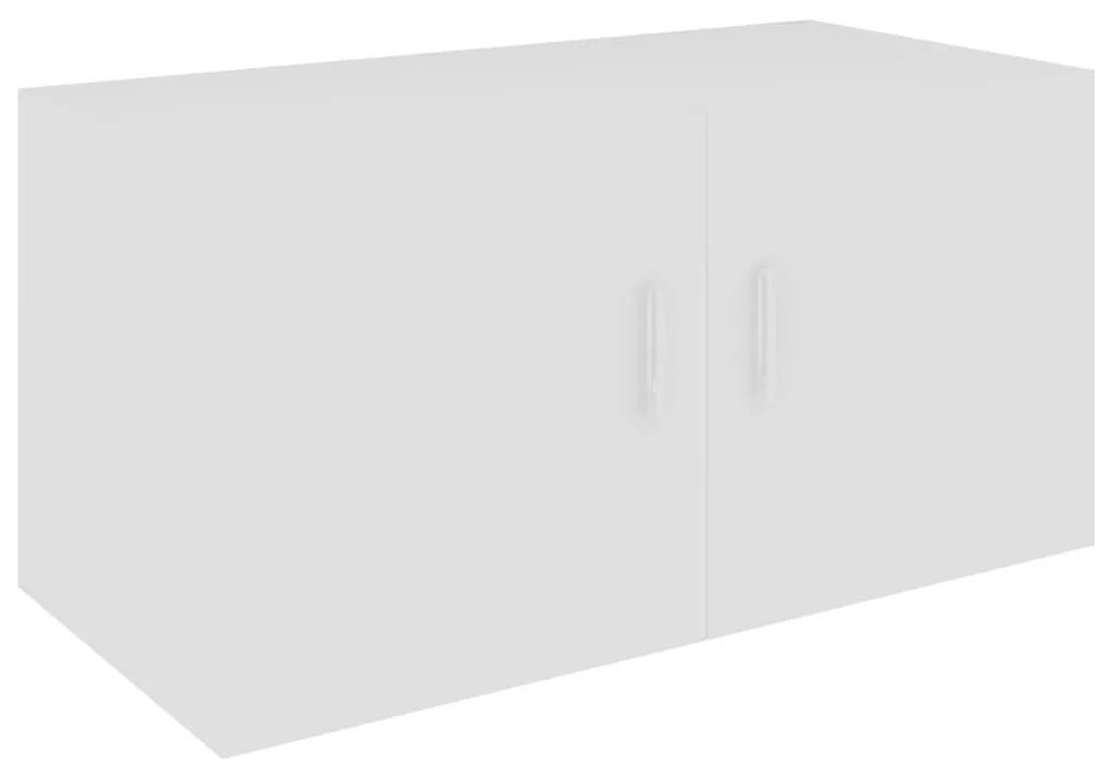 Armadietto da parete bianco 80x39x40 cm in legno multistrato