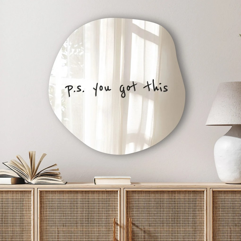 Adesivo per specchio S34 – P.S. you got this