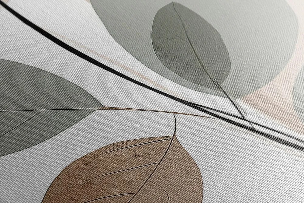 Stampa su tela – Forme botaniche astratte No1