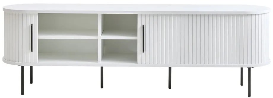 Mobile TV bianco 180x56x45 cm Nola – Unique Furniture