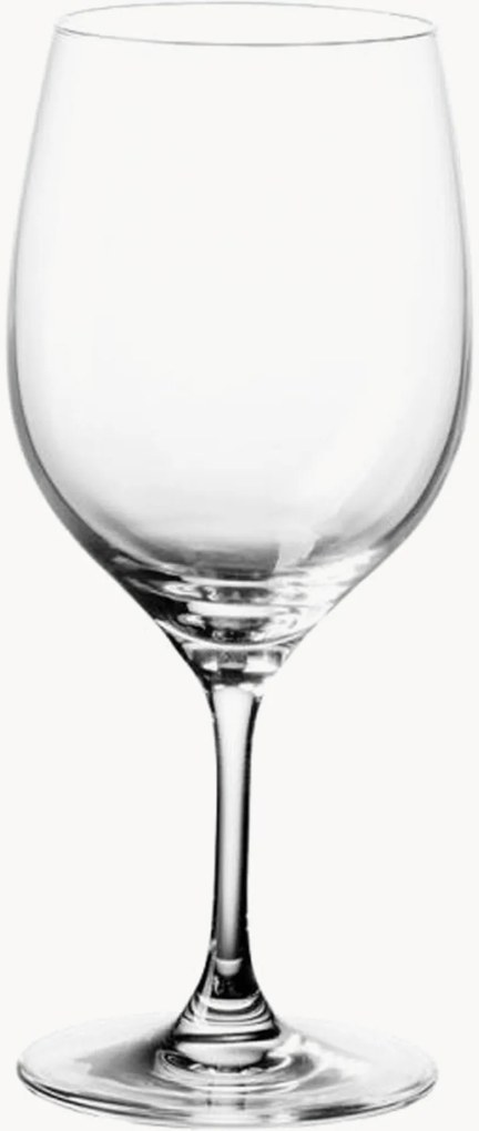 Set di 4 bicchieri da vino bianco in cristallo Anno