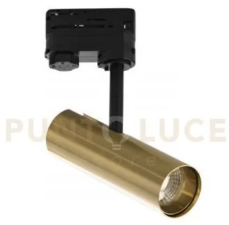Proiettore a binario led rocket oro 7w 980lm cct 3000k / 4000k 5x1,...