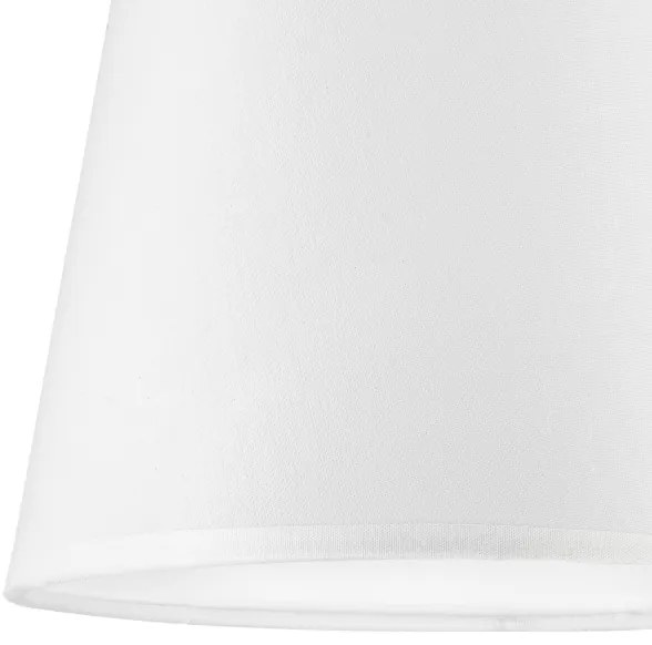 Paralume di ricambio ELLIE E27 diametro 15 cm bianco