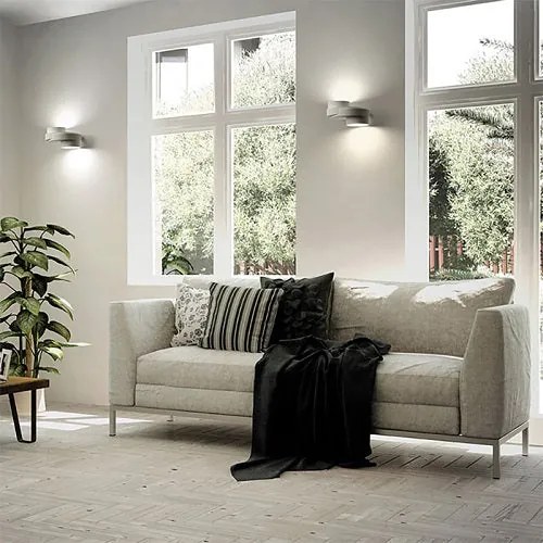 DEMETRA Parete 2 Luci Up/Down Sforzin Lampade in gesso