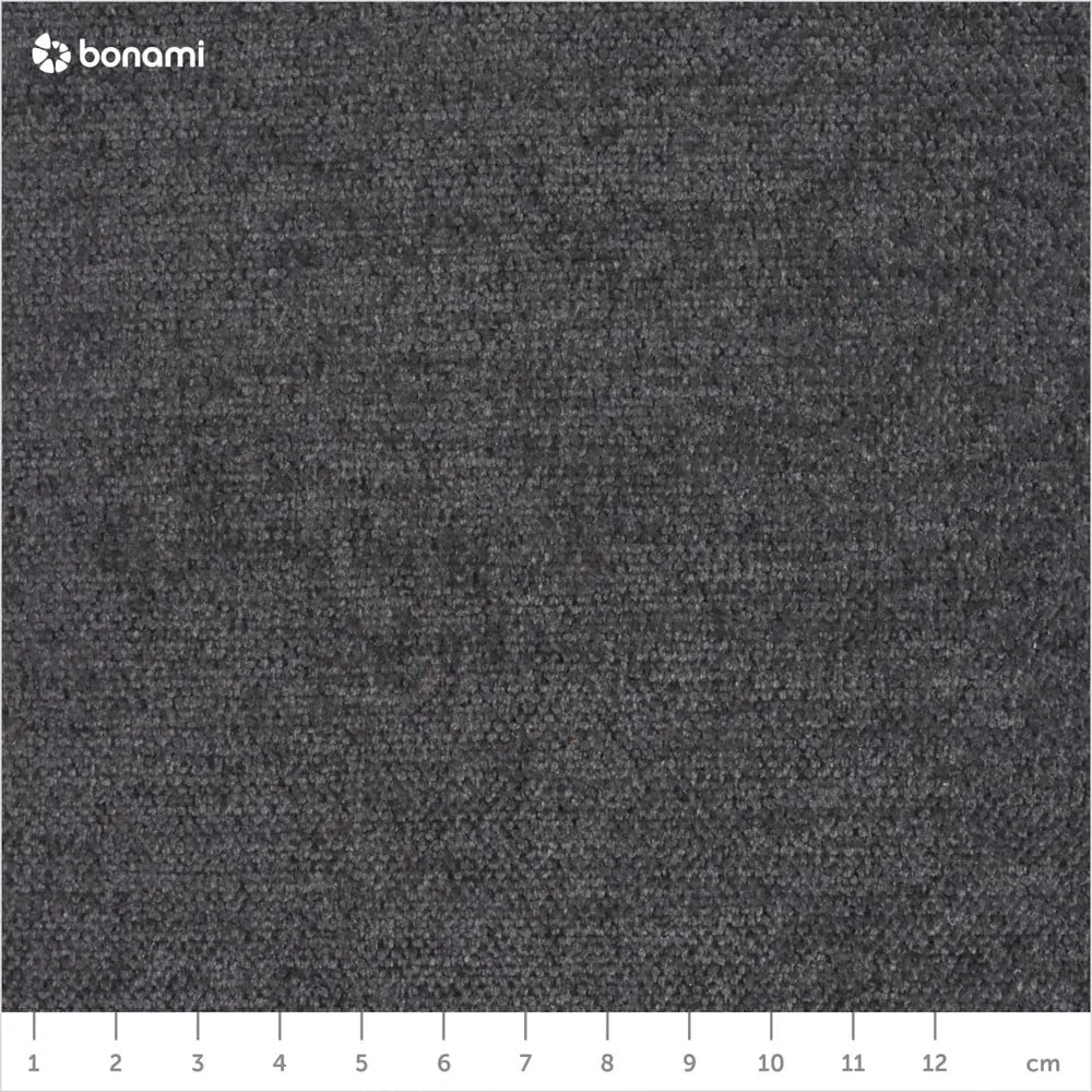 Divano letto angolare grigio scuro, angolo sinistro Scandic Lagom - Miuform