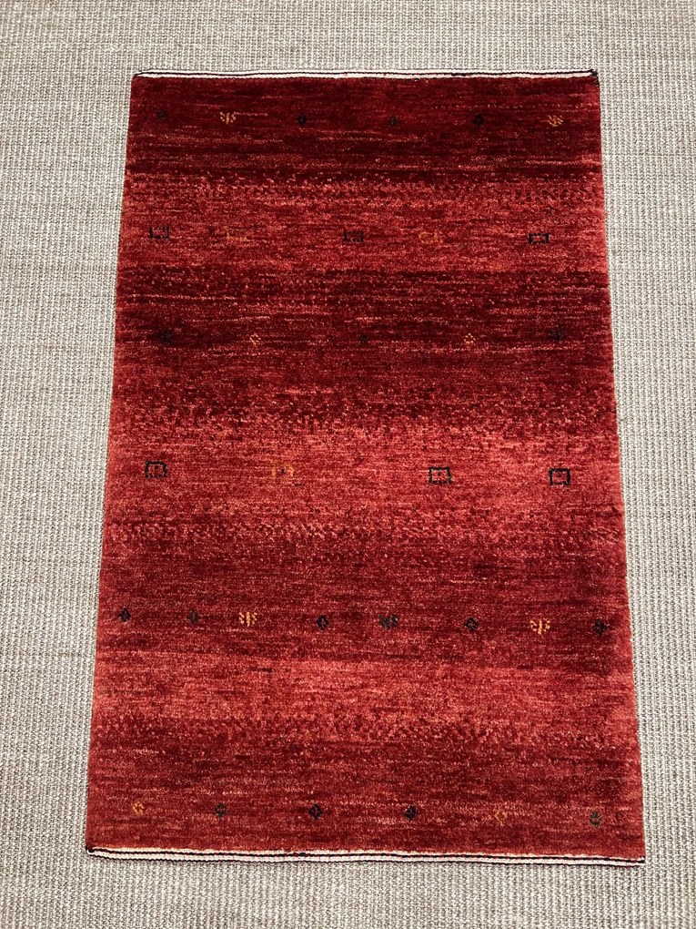 Loribaft Tappeto persiano 90 x 60 Rosso (Iran) Annodato A Mano