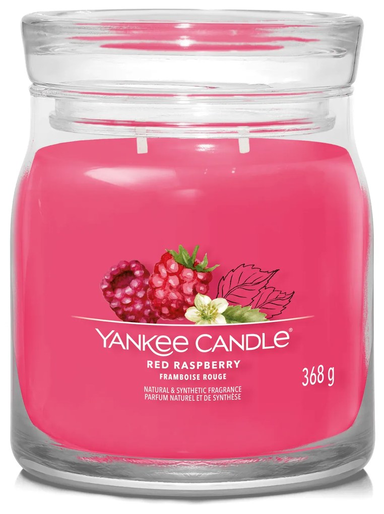 Red Raspberry, candela in giara media Yankee Candle