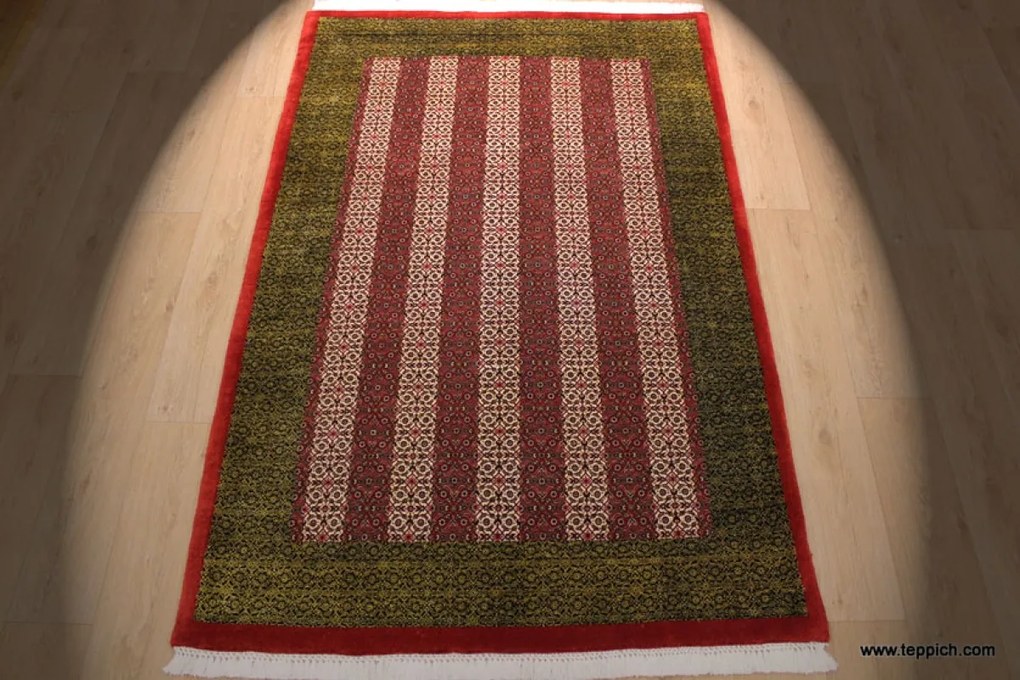 Bidjar Tappeto 220x150 (Iran) Annodato A Mano