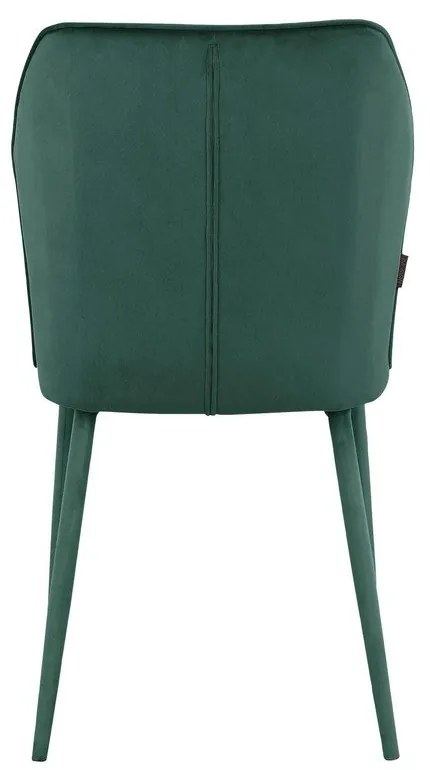 Set di sedie da pranzo in velluto verde 2 pz Wilma - Støraa