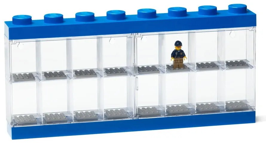 Scatola da collezione blu per 16 minifigure - LEGO®