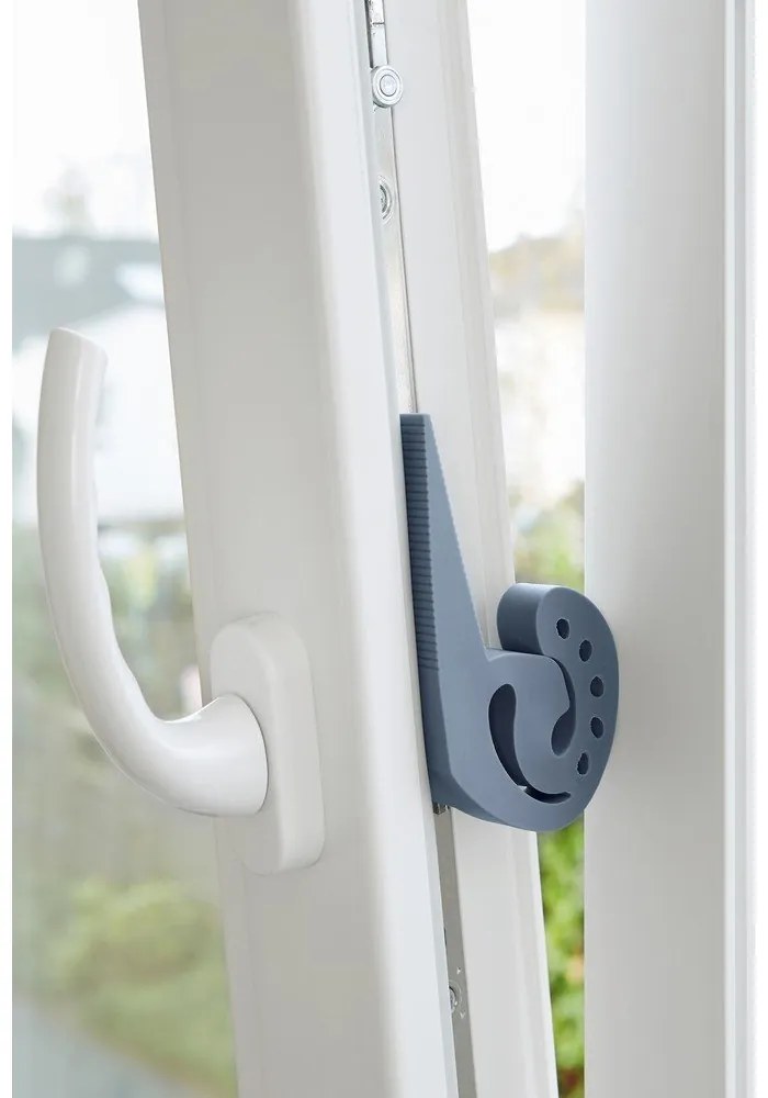 Fermaporta e fermavetri grigio e blu Multi-STOP® - Wenko