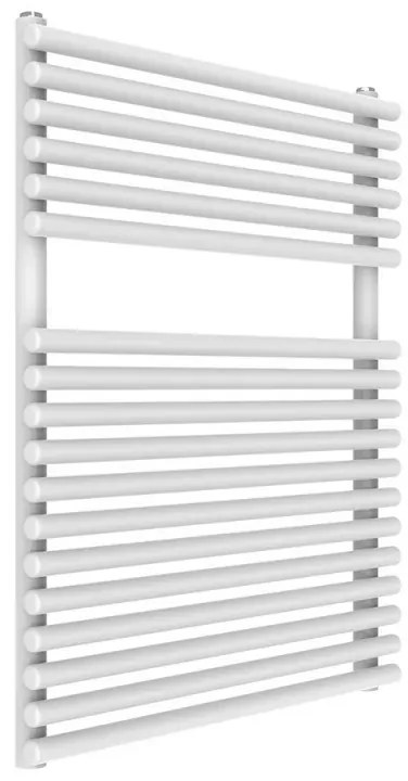 Termoarredo design bianco L 60x77 interasse 55 cm