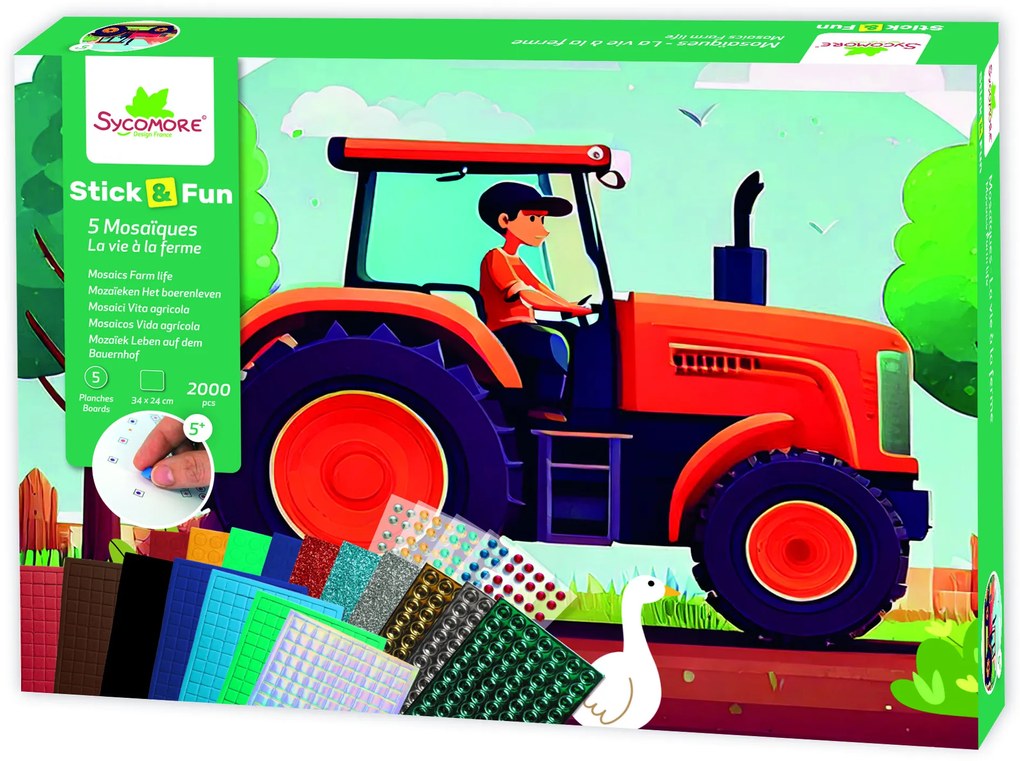 Stick & Fun - Mosaico XL - Vita in fattoria