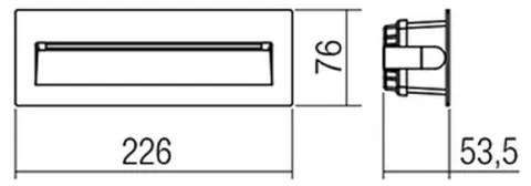 Redo 9092-LED Lampada orientativa da esterno IGOR LED/6W/230V 3000K IP54 antracite
