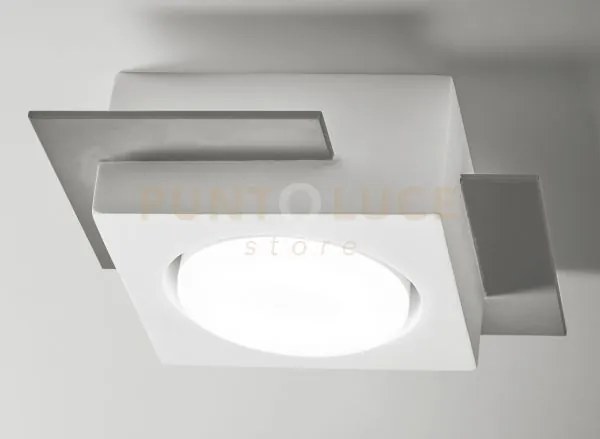 Milet lampada da soffitto 1 luce attacco gx53 grigio ral 7039 15,3x...