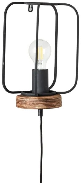 Brilliant - Lampada da parete TOSH 1xE27/52W/230V pioppo