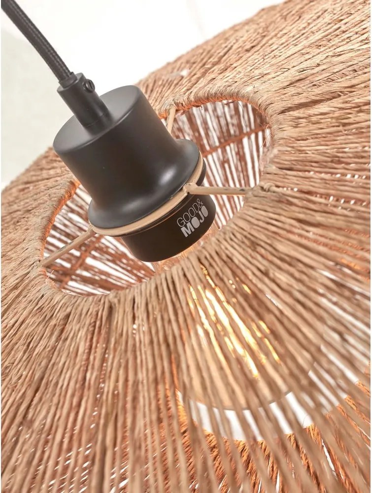 Lampada a sospensione con paralume in juta di colore naturale ø 40 cm Iguazu - Good&Mojo