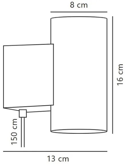 Nordlux - Lampada da parete dimmerabile MONA LED 10W 230V CRI 90