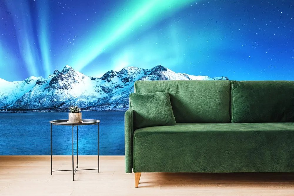 Carta da parati – Aurora boreale artica