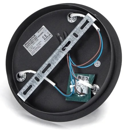 Aigostar - Faretto orientabile 3xGU10/60W/230V nero