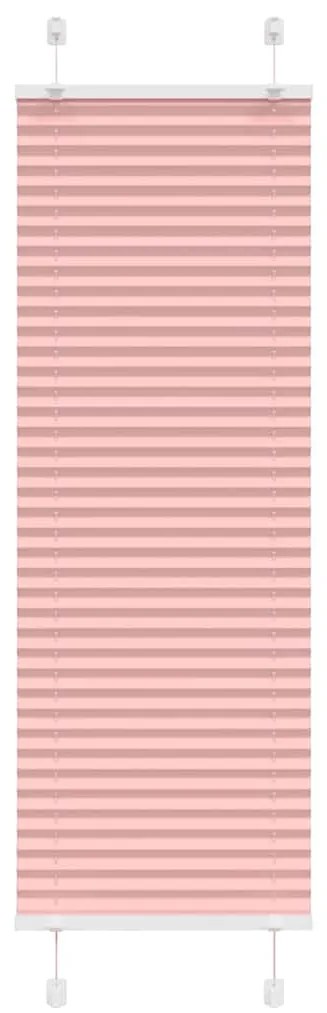 Tenda Plissettata Rosa 45x150 Cm Larghezza Tessuto 44,4 Cm /