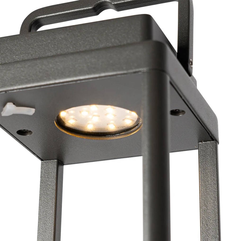 Lampada da tavolo da esterno grigio scuro incl. LED ricaricabile - Yara