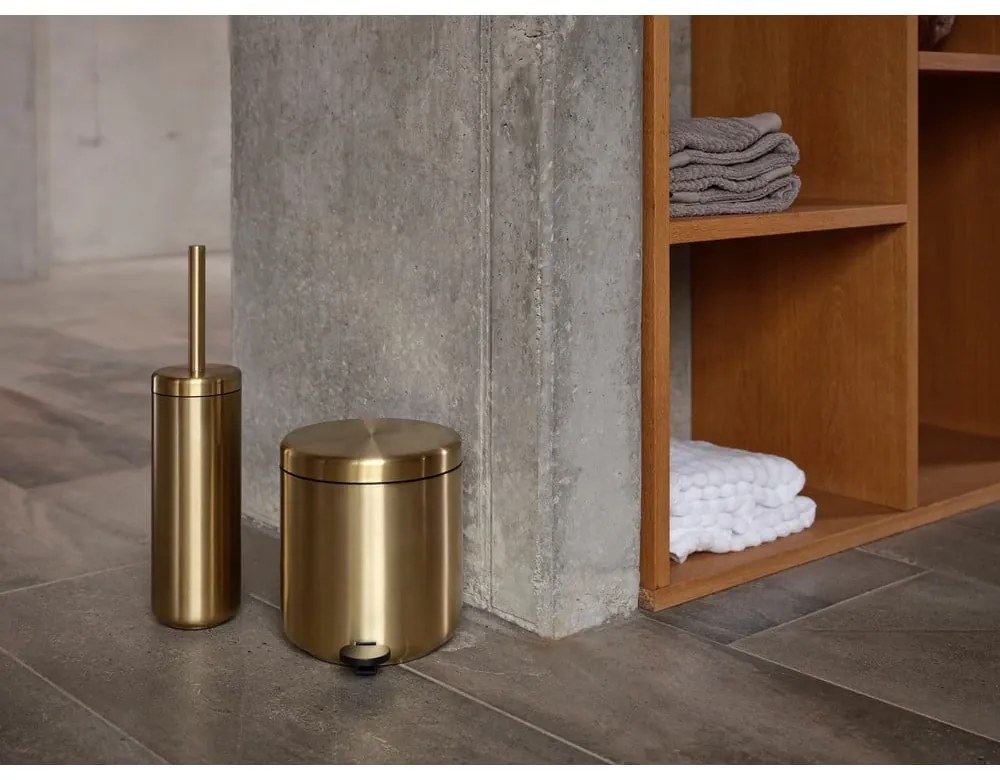 Scopino WC color ottone in acciaio inox Ume Brass – Zone