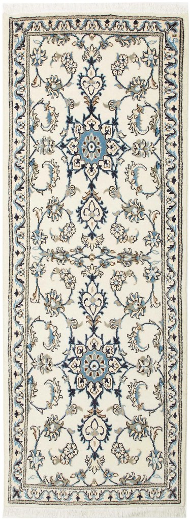 Nain Tappeto 80x210 Beige (Iran) Annodato A Mano