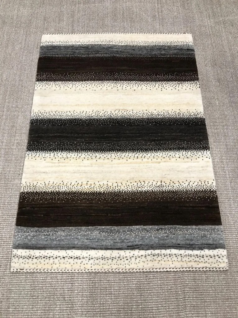Loribaft Tappeto persiano 120x80 Grigio (Iran) Annodato A Mano