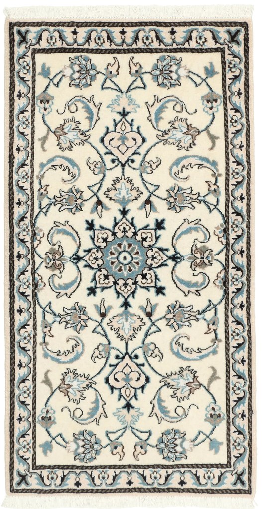 Nain Tappeto 70 x 140 Beige (Iran) Annodato A Mano