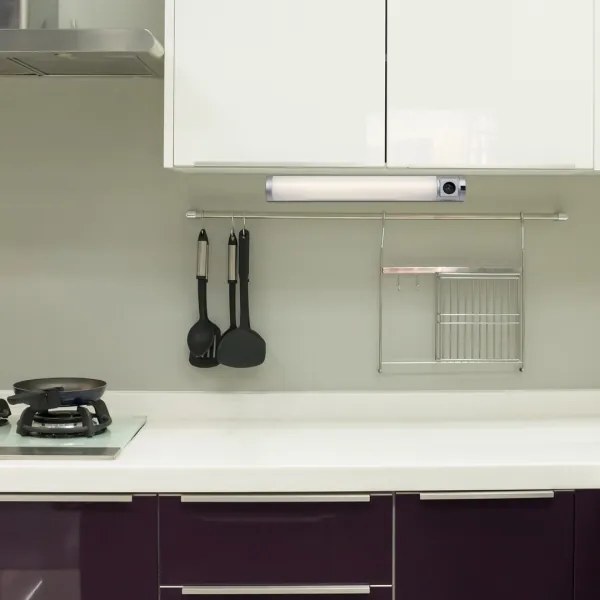 Rabalux 78039 - Lampada LED sottopensile con presa SOFT 2E LED/8W/230V 4000K 68cm argento