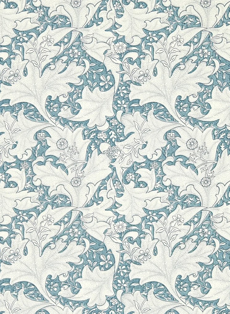 Morris & Co Tapete Wallflower - Woad Blue