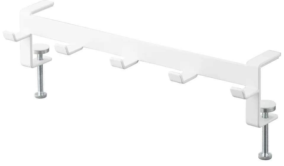 Gancio regolabile bianco opaco in acciaio Tower – YAMAZAKI