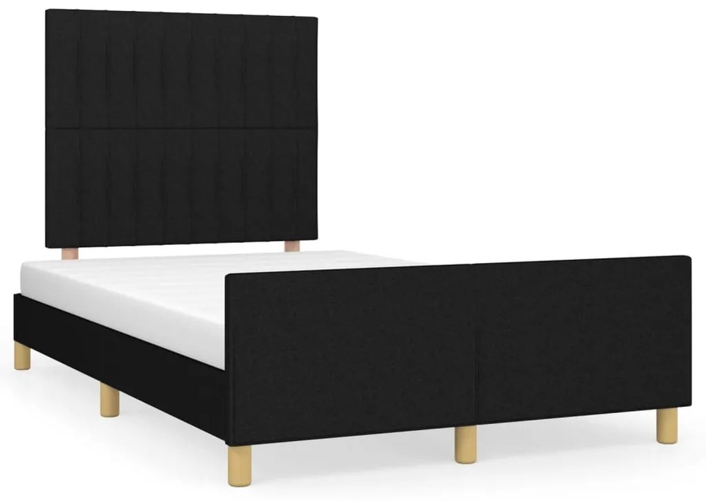 Giroletto Senza Materasso Nero 120x190 Cm İn Tessuto /