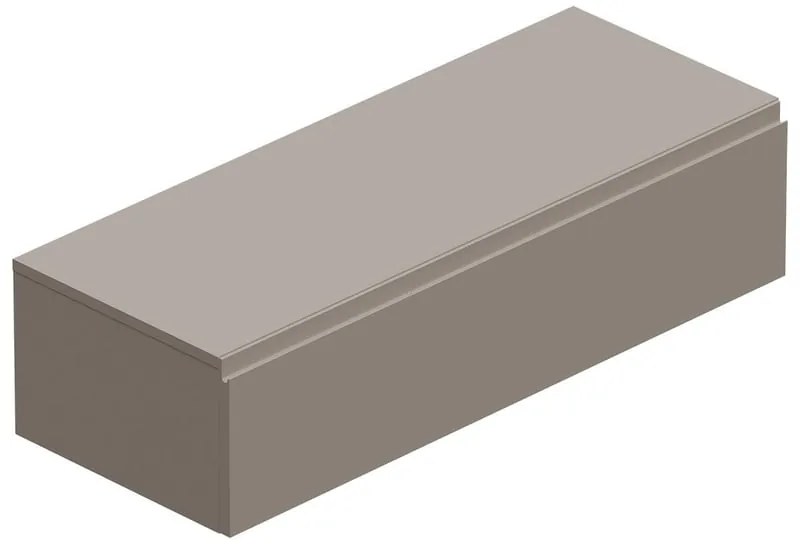 Mobile da bagno sotto lavabo L 120.3 x H 30 x P 46 cm beige, 1 cassetto Step