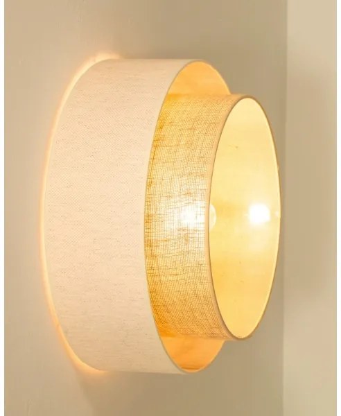 Plafoniera NATIA 1xE27/60W/230V bianco/marrone