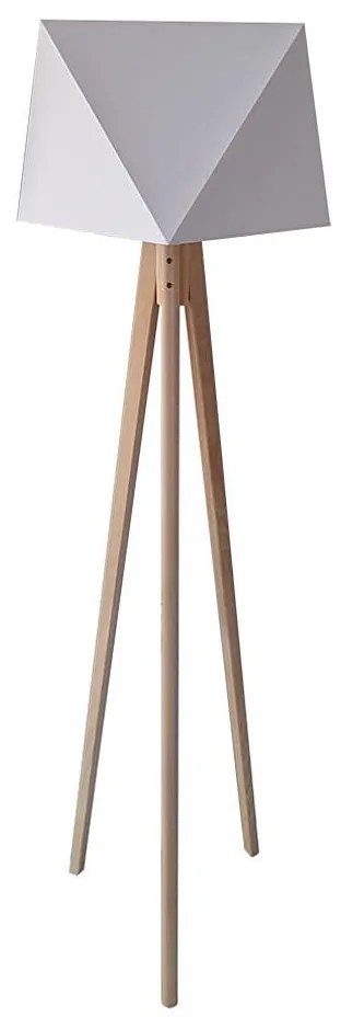 Lampada da terra BAKARO 1xE27/60W/230V pino bianco