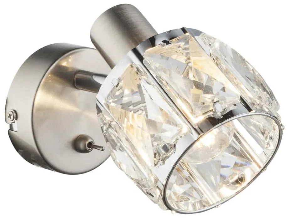 Globo 54356-1 - Luce Spot da parete KRIS 1xE14/40W/230V