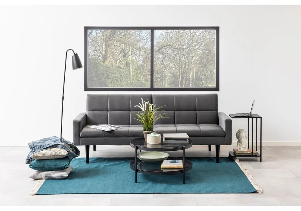 Tavolino rotondo con piano in vetro ø 79 cm Bayonne - Actona