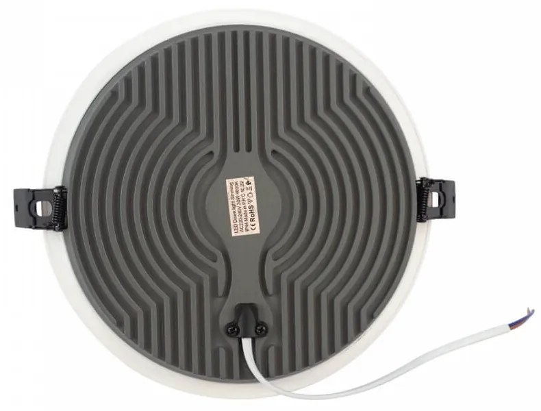 Faro LED incasso 30W, foro ø200-210, UGR19, 110lm/W - Dimmerabile Colore  Bianco Naturale 4.000K