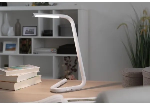 Paulmann 95423 - Lampada da tavolo LED/4,5W touch dimmerabile FLEXLINK 5V/USB bianca