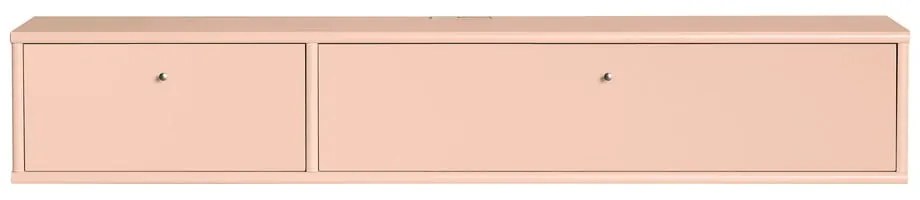 Mobile TV rosa chiaro 136x22x32,5 cm Mistral – Hammel Furniture