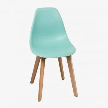 Pack 2 Sedie Da Pranzo Scand Nordic Verde Giada - Sklum
