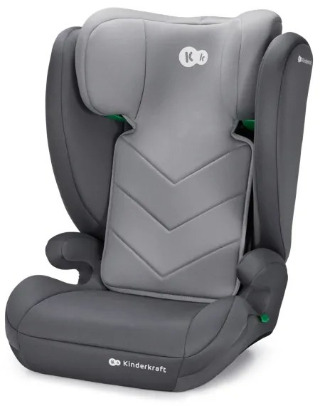 KINDERKRAFT - Seggiolino auto I-SPARK i-Dimensioni (100-150 cm) grigio