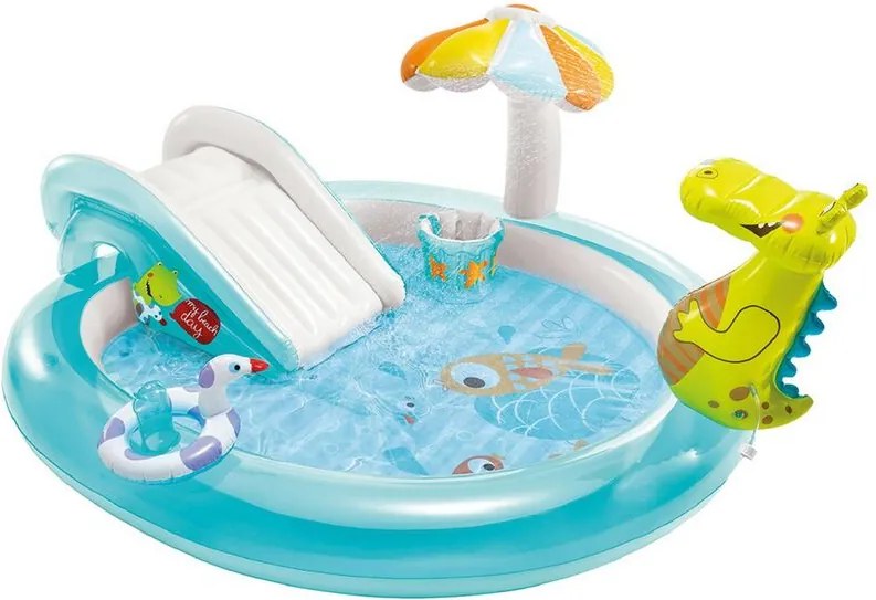 1PZ PISCINA GONFIABILE 'ALLIGATORE' cm. 201 x 170 x 84